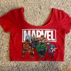Marvel crop top